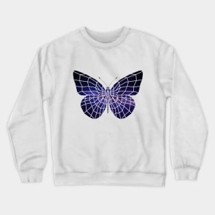 geometric cosmic butterfly Crewneck Sweatshirt